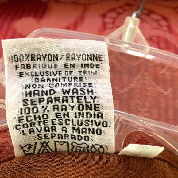 Beautiful Papillon rust colored duster - Picture 7 of 7